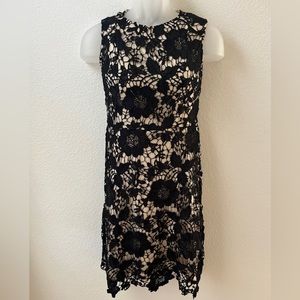Simply styled black lace dress size M
